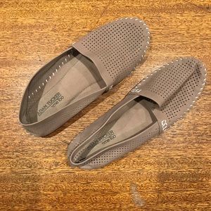 Perforated Suede Flats / Size 7.5